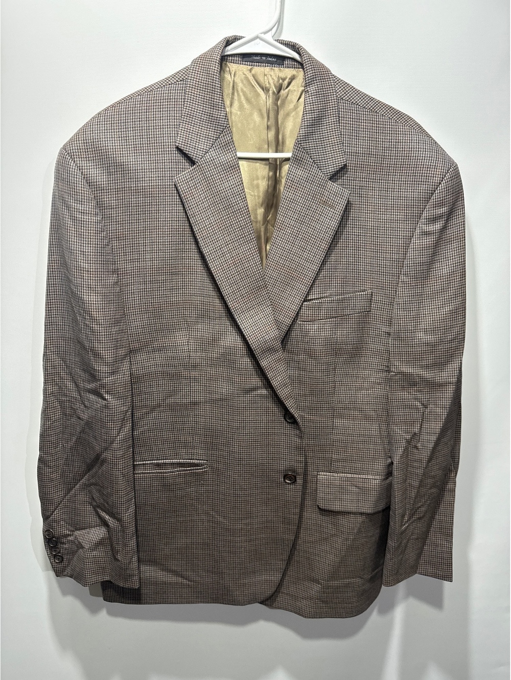 Lauren Ralph Lauren Men's Wool Blazer Jacket Size 46S Brown